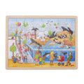 Goki Holzpuzzle -Puzzle Zoo, 48tlg.