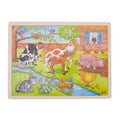 Goki Holzpuzzle - auf dem Bauernhof, 48 Teile.