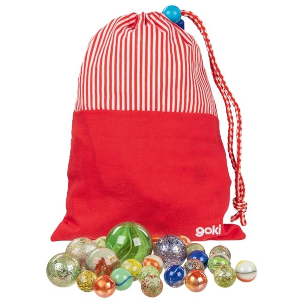 Goki Murmelnetz mit 50 Murmeln