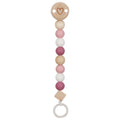 Goki houten fopspeenketting hart roze
