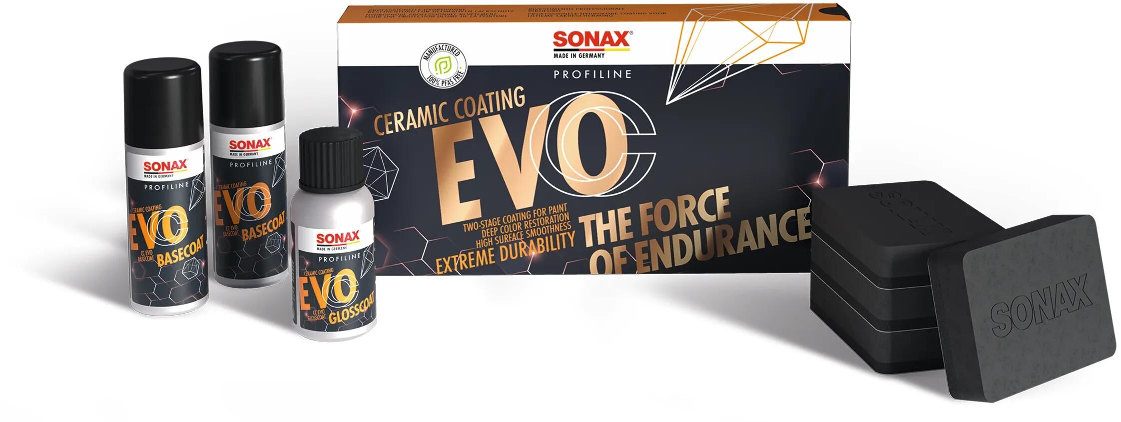 Sonax lackversiegelungs-set ceramiccoating cc evo ceramiccoating cc evo 8 parts