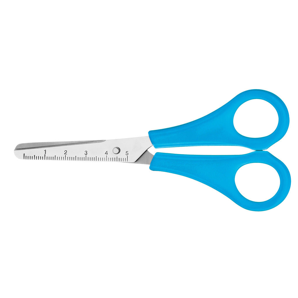 Einfache Westcott Kinderschere, runde Spitze, blau