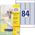 Etiketten avery l7656-25 mini 46x11,1mm