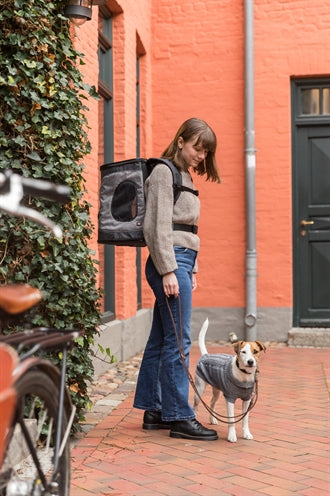 Trixie Hundeleine, rustikal, verstellbar, aus gefettetem Leder, dunkelbraun