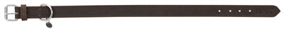 Trixie halsband hond rustic vetleer donkerbruin