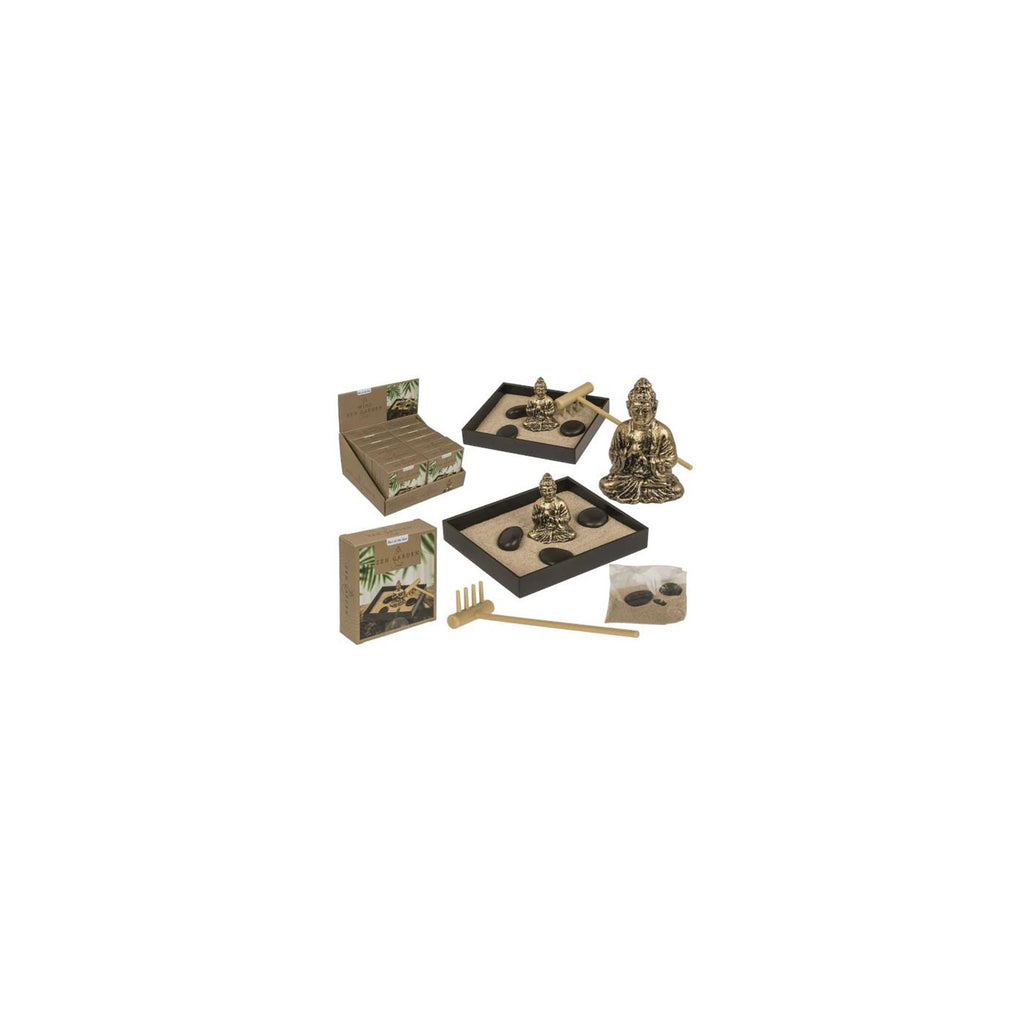 Out of the blue mini zen garden set 9x7,5x3,4cm