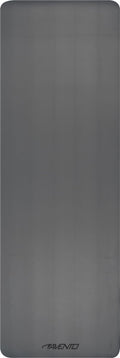 Avento fitnessmat - yogamat - grijs - antislip - ca. 183 x 61 cm - draagriem
