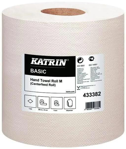Katrin handtuchrolle towel roll white 1-ply 18.5 x 300 m