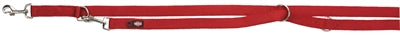 Trixie Premium-Hundeleine, verstellbar, zweilagig, rot