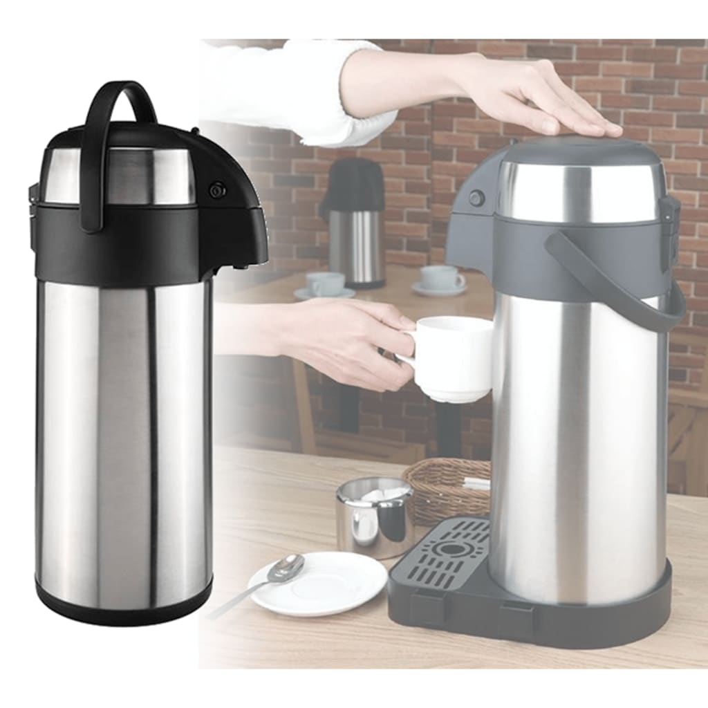 Hallo Hallo Thermoskan mit Pumpe 5 l
