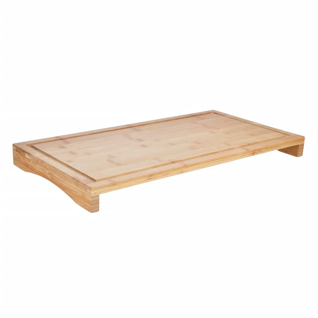 HI Schneidebrett 2-in-1 54x28x4,5 cm Bambus