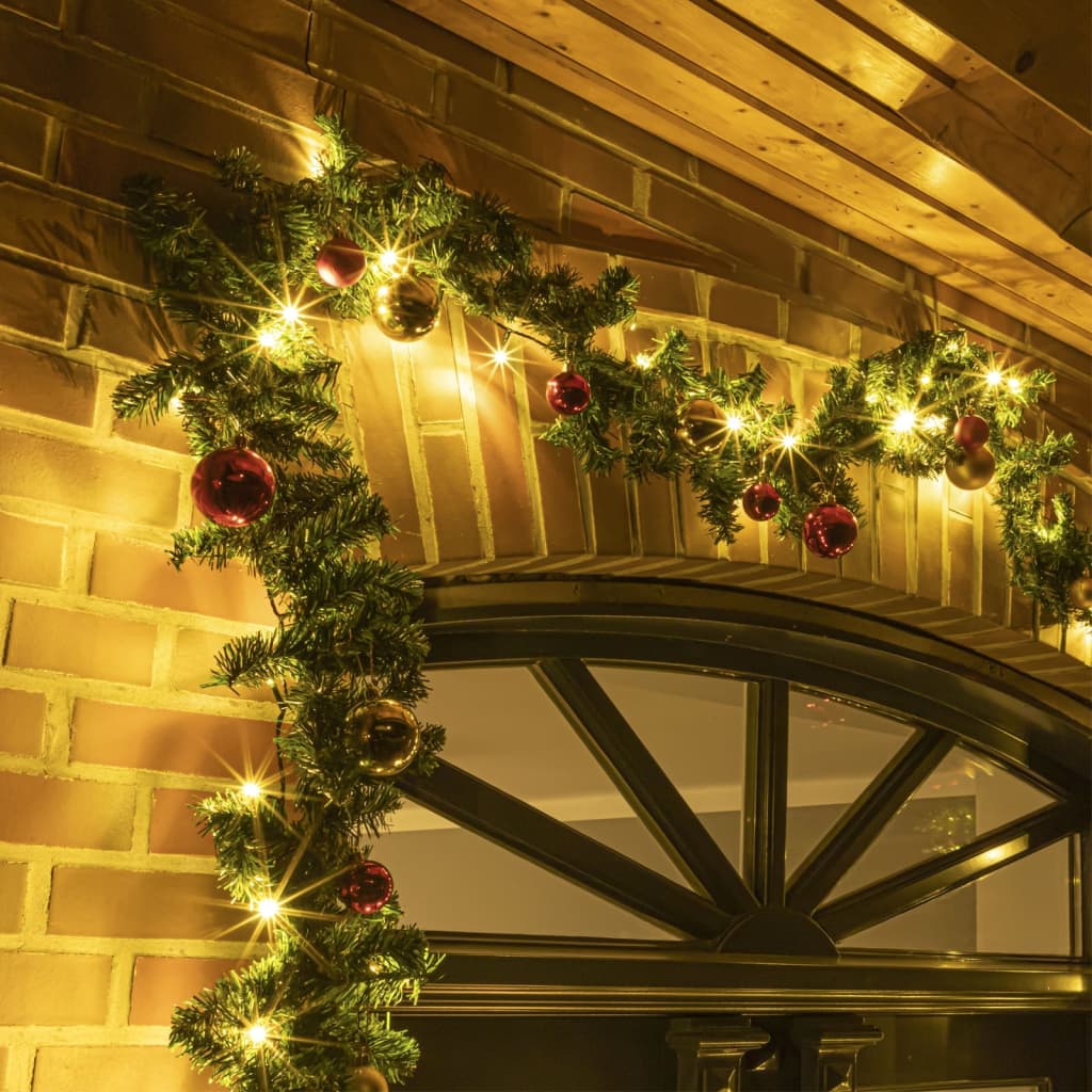 Hallo! Weihnachtsgirlande mit 80 warmweißen LEDs, 20 m
