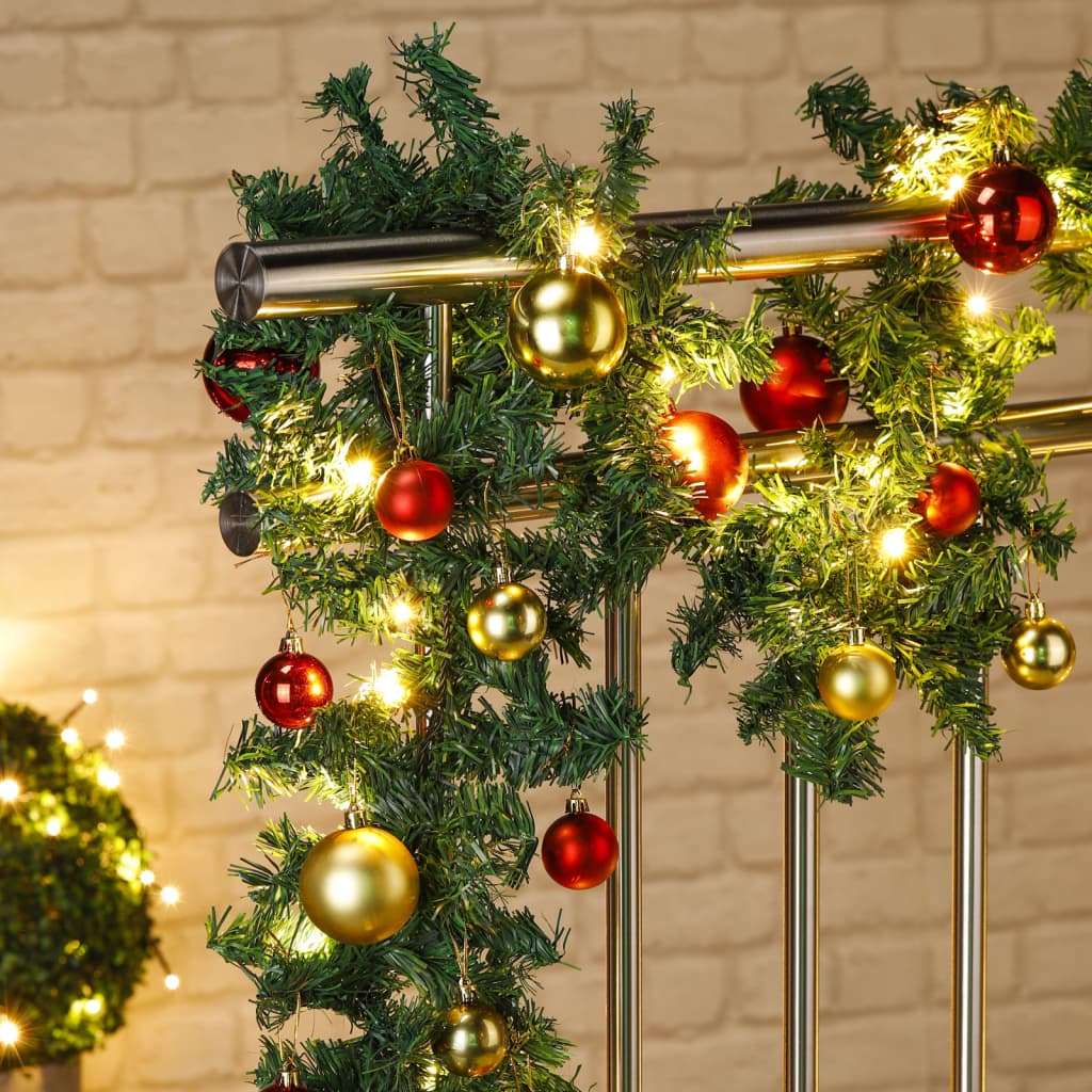 Hallo! Weihnachtsgirlande mit 80 warmweißen LEDs, 20 m