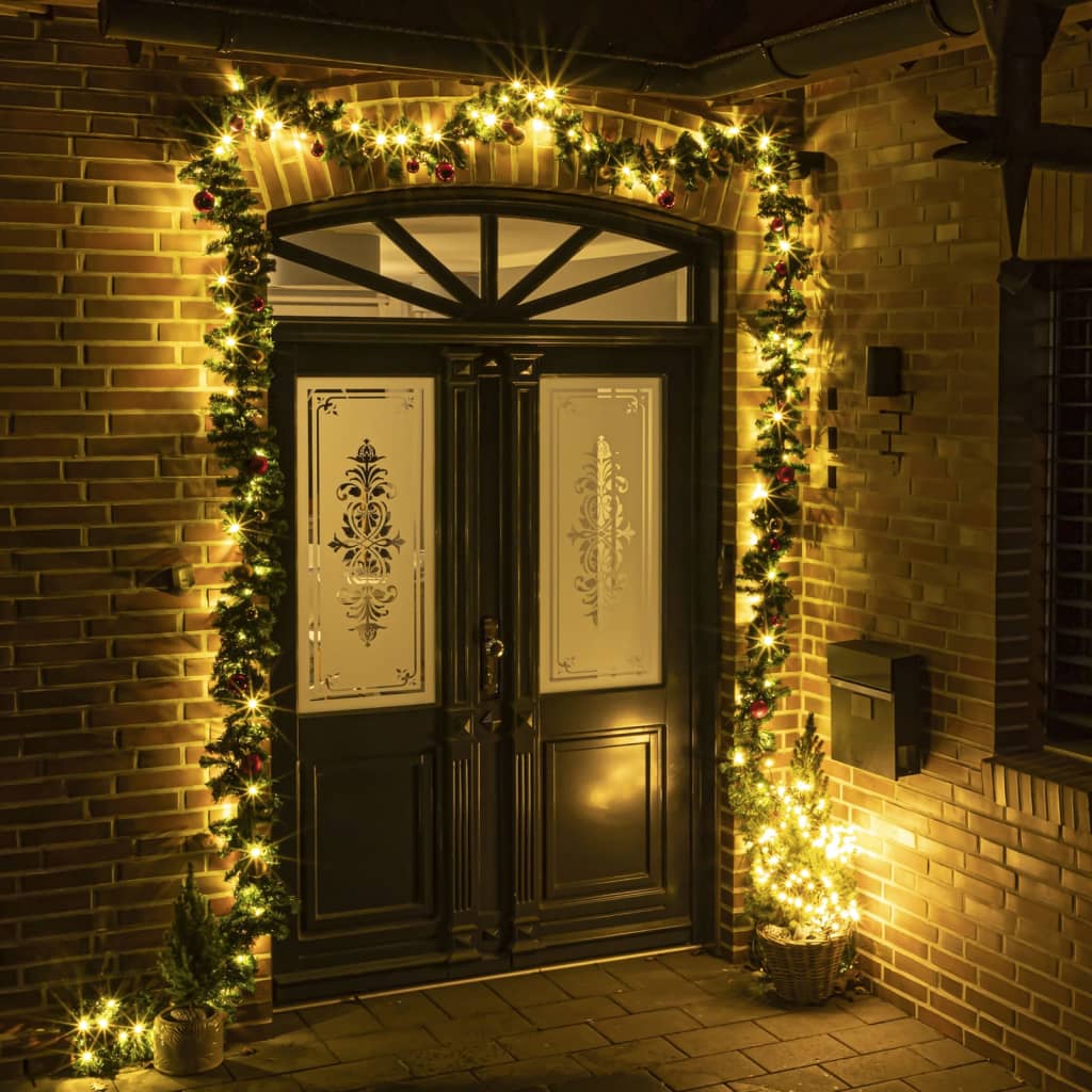 Hallo! Weihnachtsgirlande mit 80 warmweißen LEDs, 20 m