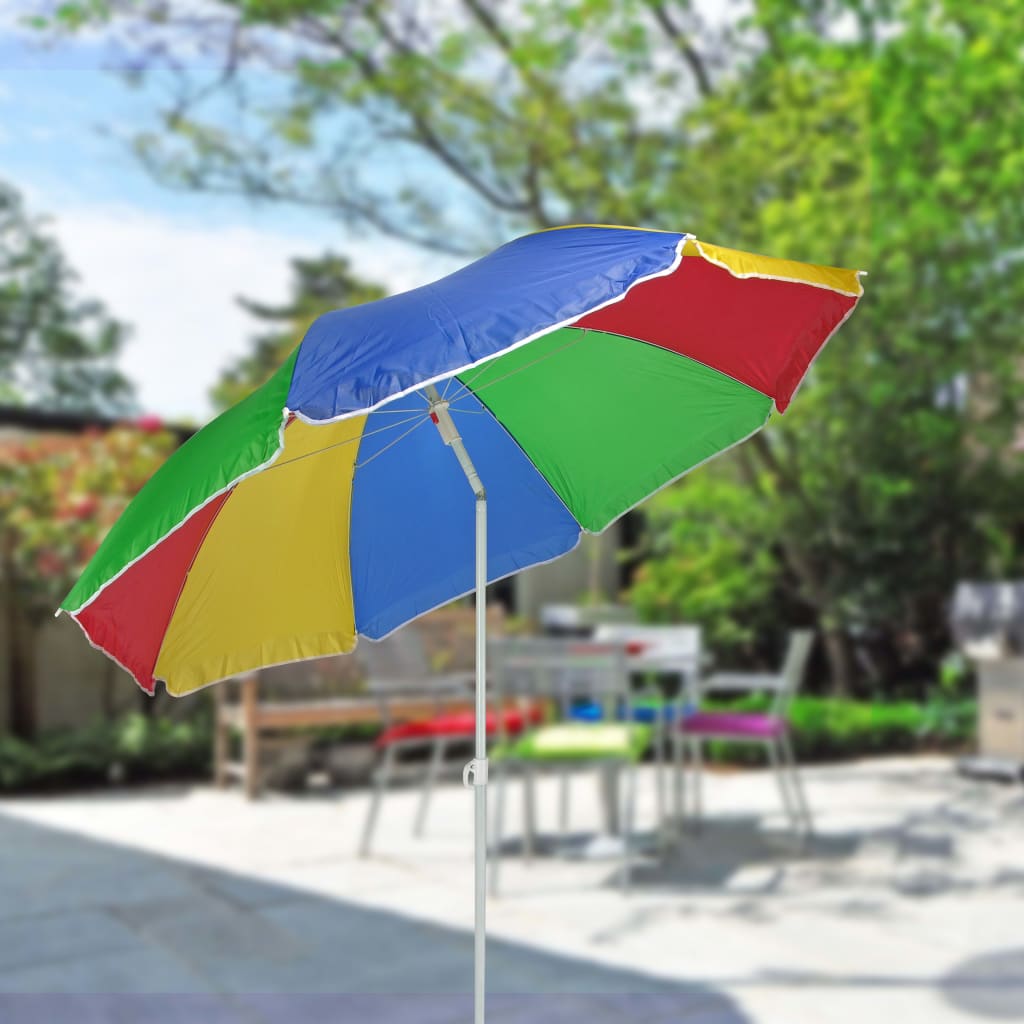 Hi hi Strand-Sonnenschirm 150 cm Mehrfarbig