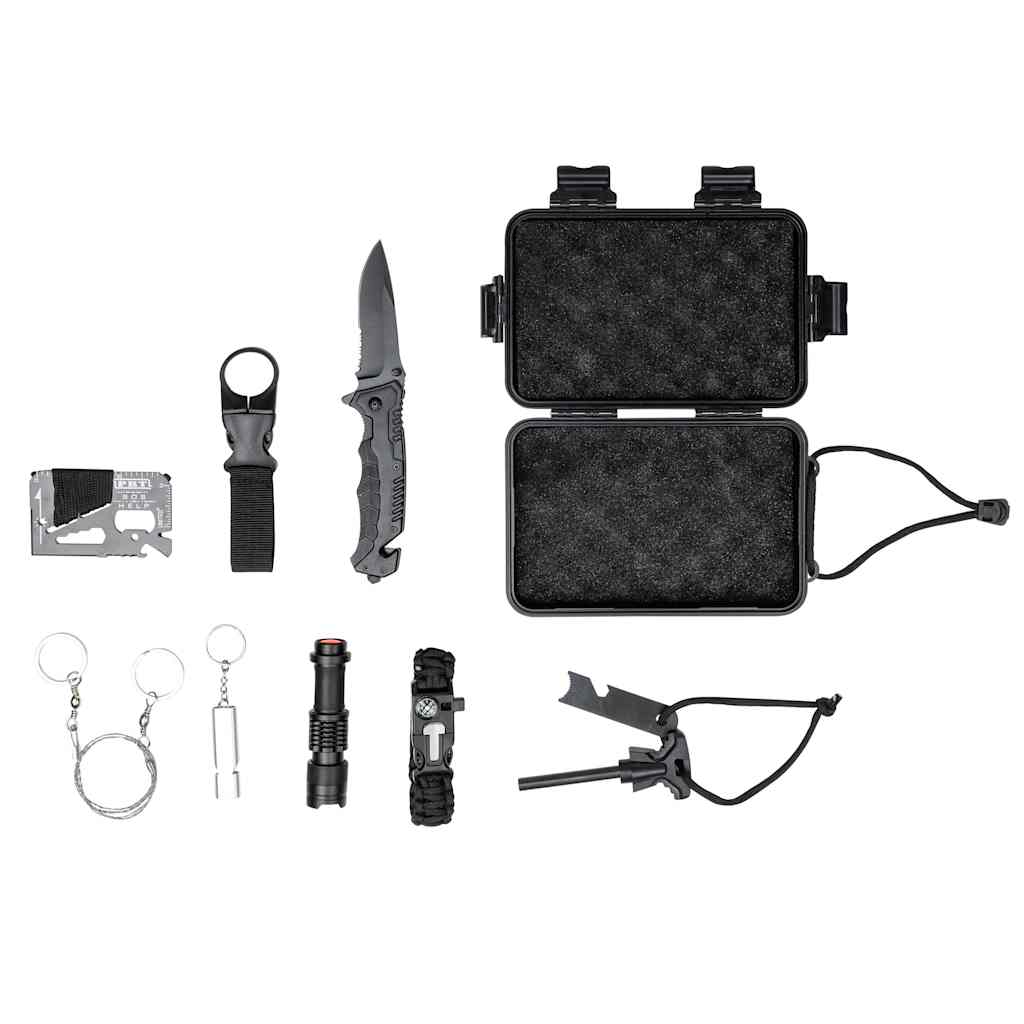 Hi 10-delige survivalset zwart