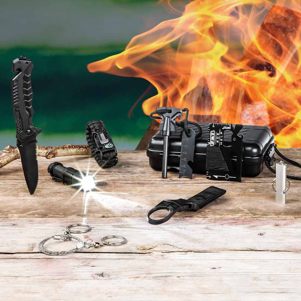 Hi 10-delige survivalset zwart