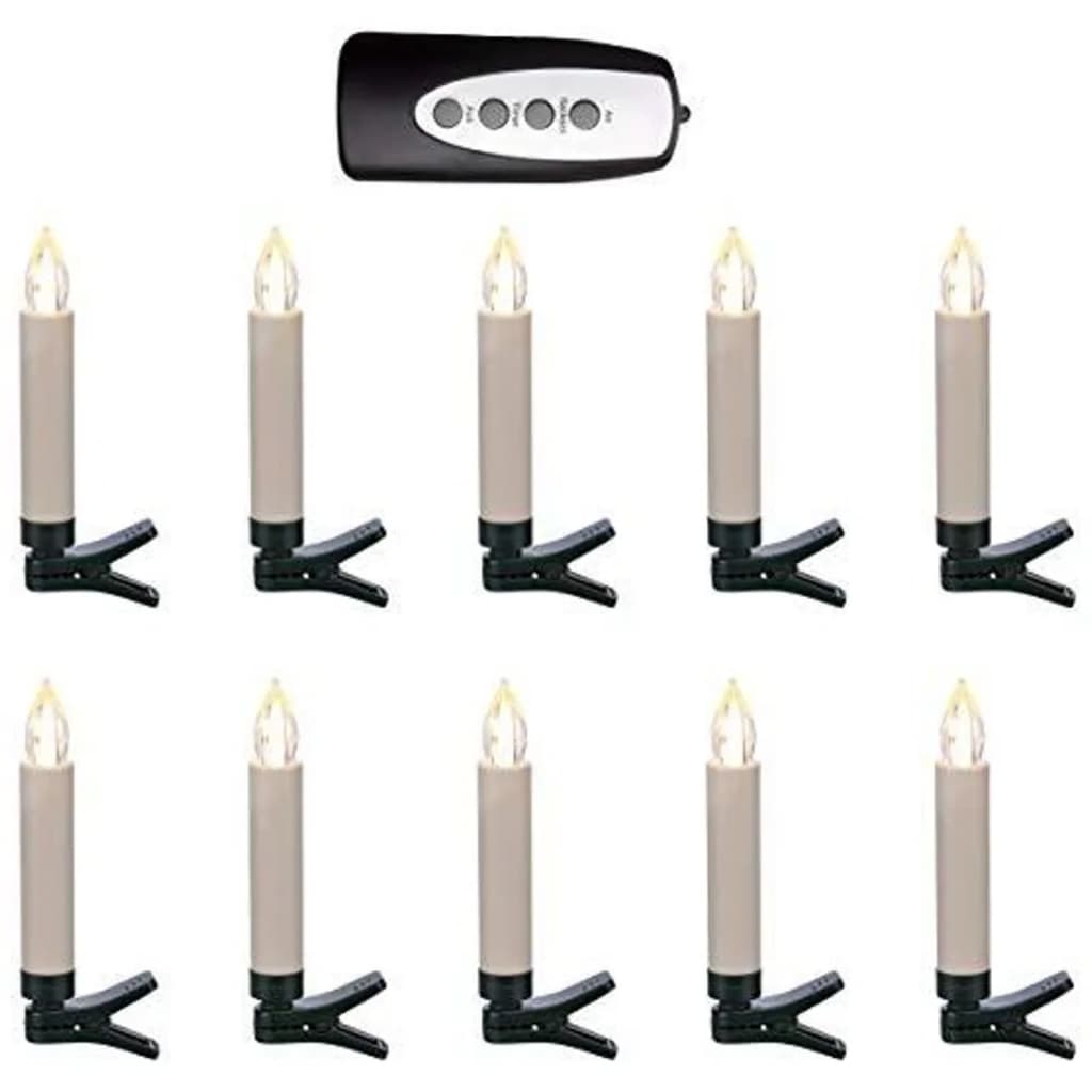 HI Mini-Kerzen, 20 Stück, kabellose LED mit Fernbedienung