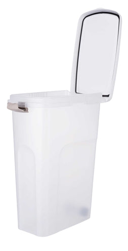 Trixie - voerton - luchtdicht - afsluitbaar - kunststof - transparant - wit - 40 ltr - 26,5x44,5x61,5 cm