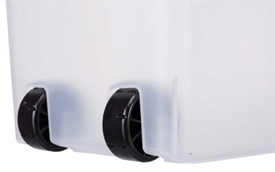 Trixie - voerton - luchtdicht - afsluitbaar - kunststof - transparant - wit - 40 ltr - 26,5x44,5x61,5 cm