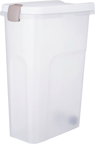 Trixie - voerton - luchtdicht - afsluitbaar - kunststof - transparant - wit - 40 ltr - 26,5x44,5x61,5 cm