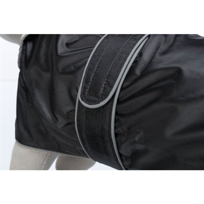 Trixie hondenjas - waterdicht, fleece voering, verstelbare buikband - 40 cm zwart