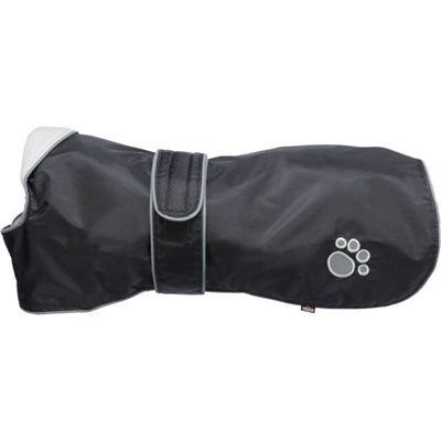 Trixie hondenjas - waterdicht, fleece voering, verstelbare buikband - 40 cm zwart