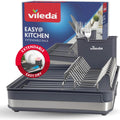 Vileda afdruiprek uittrekbaar 36.5-51.5x30x13.1 cm antraciet zilver