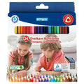 Stylex dreieckige Buntstifte, 24 Farben