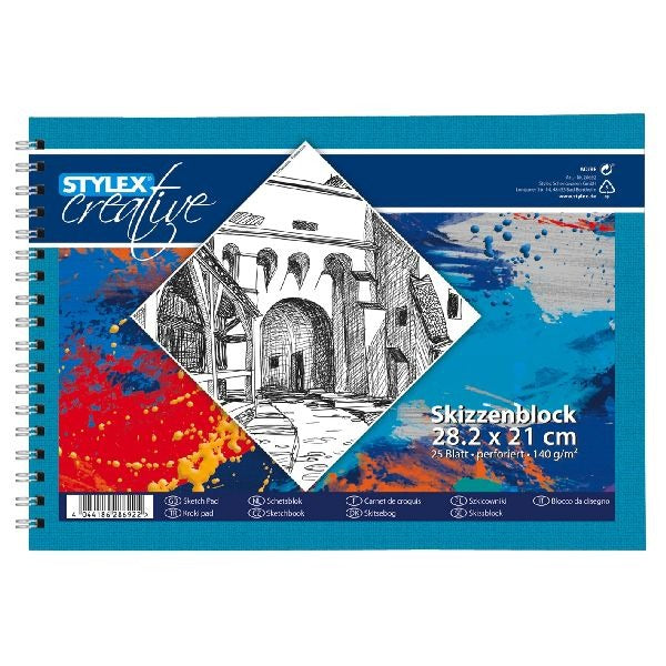 Toppoint Skizzenbuch A4, 25 Blatt, 140 g