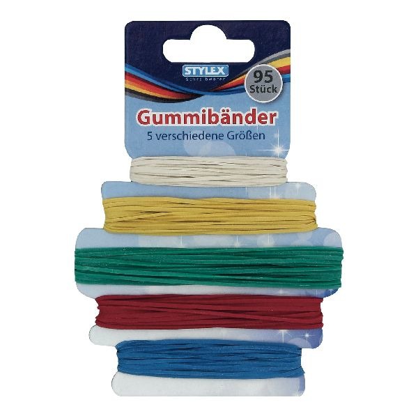 Toppoint farbige Gummibänder, 95 Stück