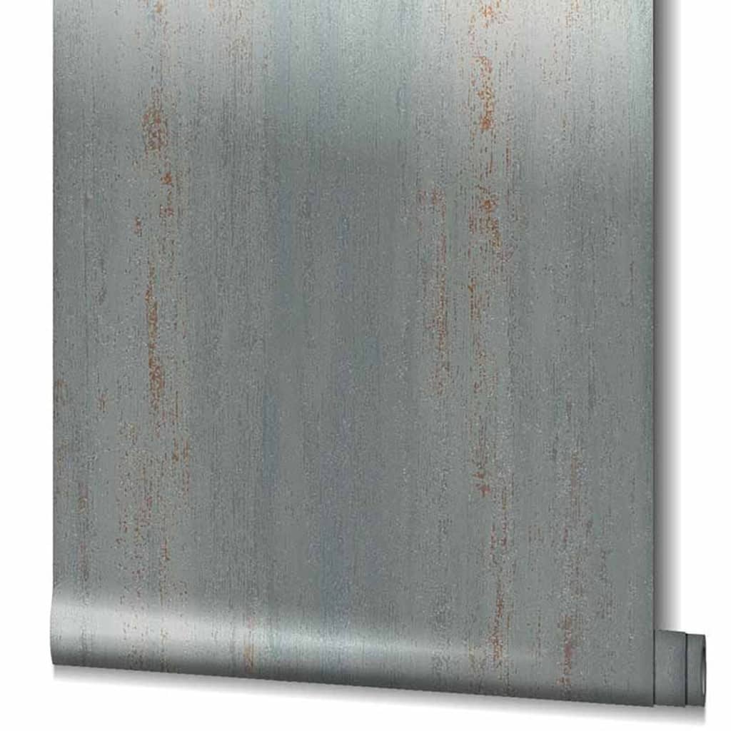 Nordwandtapete Topchic Streifeneffekt Metallicgrau