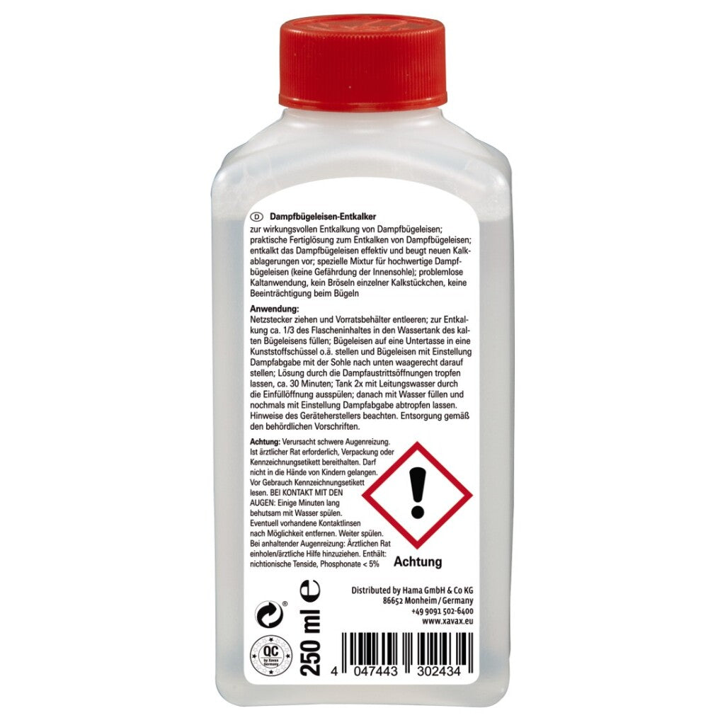 Xavax Entkalker für Dampfbügeleisen 250 ml