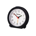 Hama wekker classic geluidsarm zwart wit