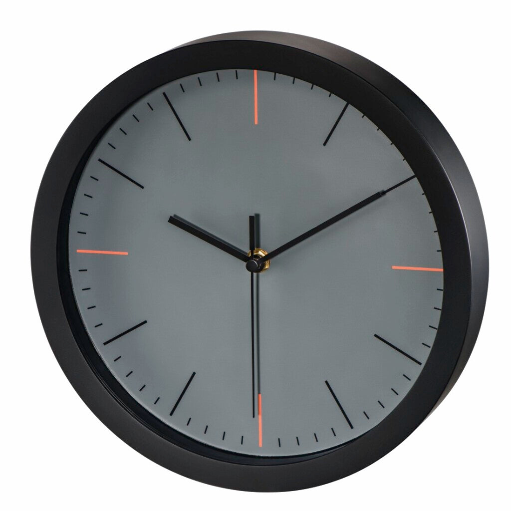 Hama Wanduhr maxr ø 25 cm geräuscharm grau