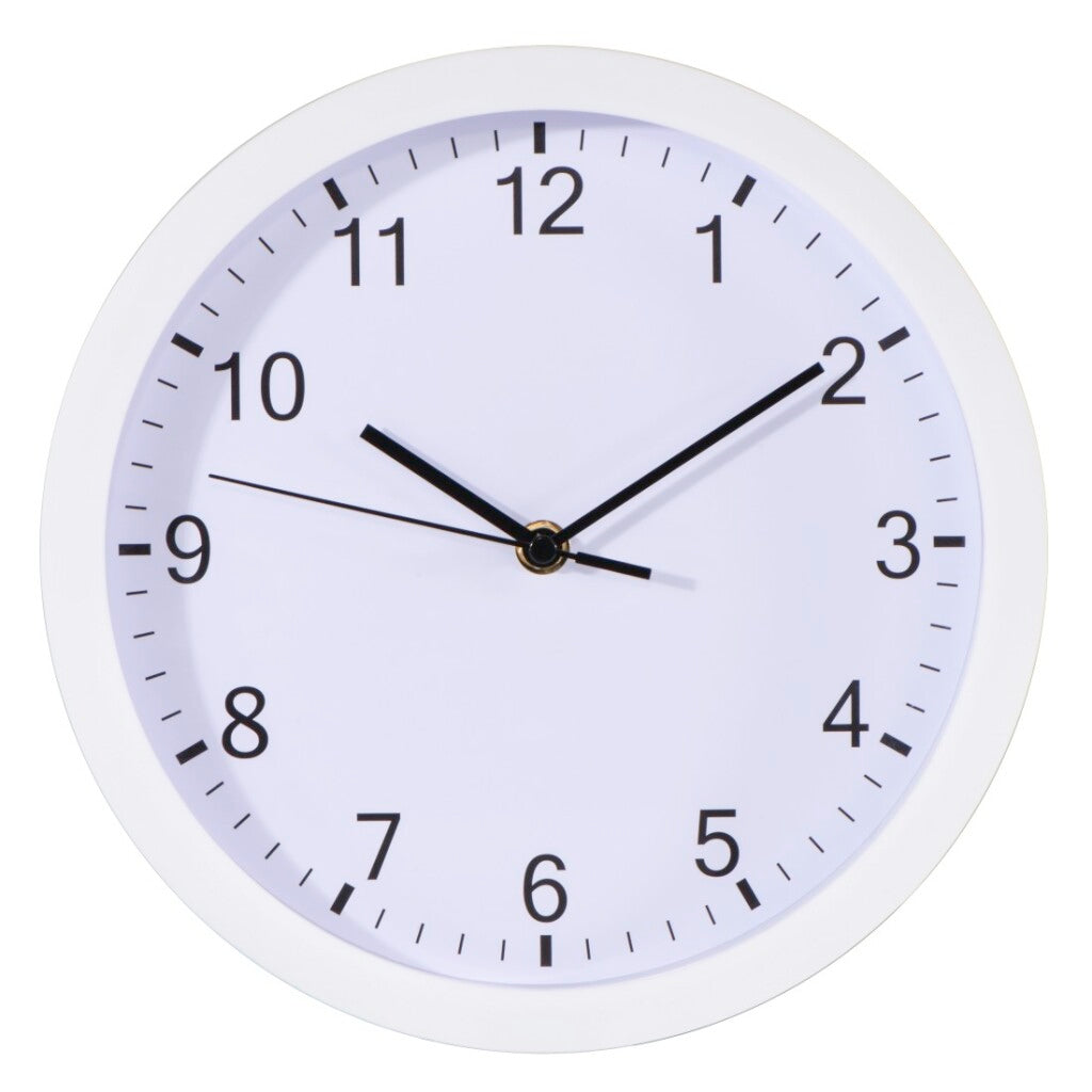 Hama Wanduhr, reinweiß, ø 25 cm, geräuscharm