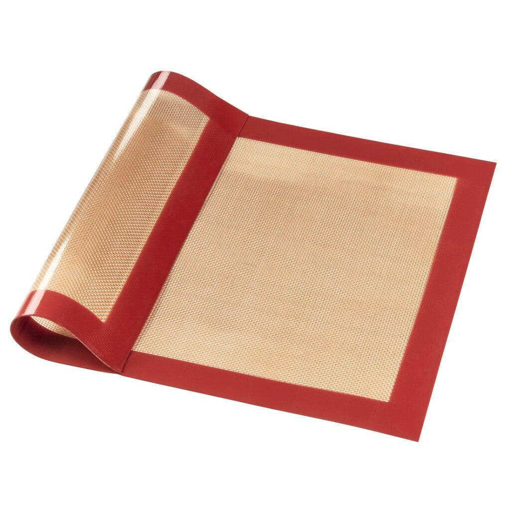 Xavax Silikon-Backmatte, quadratisch, 40 x 30 cm, rotbraun