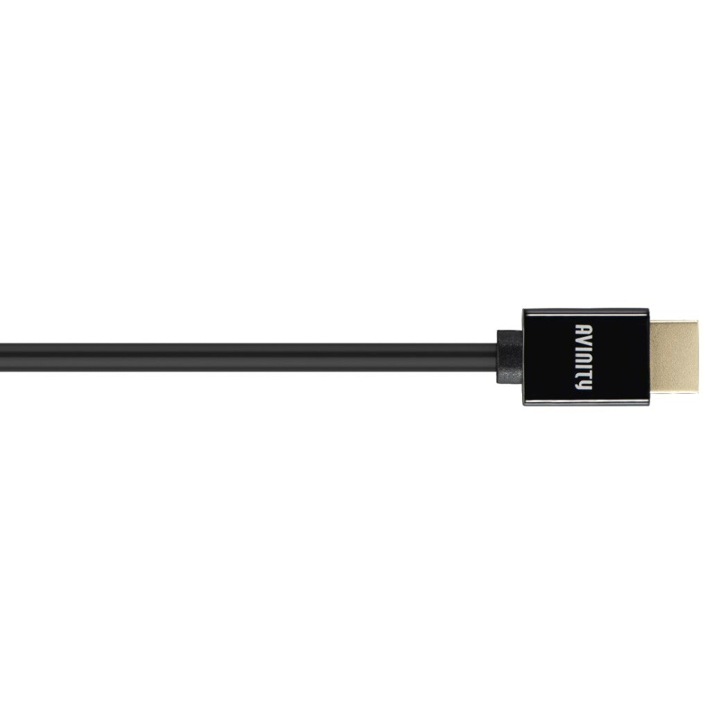 Avinity Ultra High Speed ​​HDMI-Kabel, vergoldet, 8k, 1 m, schwarz