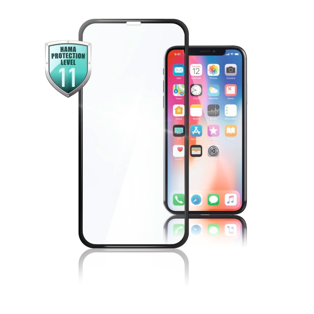 Hama 3D Vollbild-Schutzglas für Apple iPhone 11, schwarz