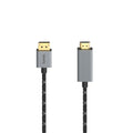 Hama-Videokabel DisplayPort PC - HDMI Port;-ST Ultra-HD 4K@60Hz Aluminium 1,50 m