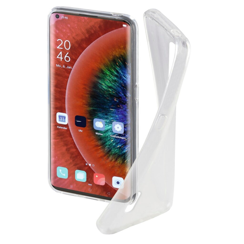 Hama Schutzhülle kristallklar für Oppo Find X2 Pro, transparent