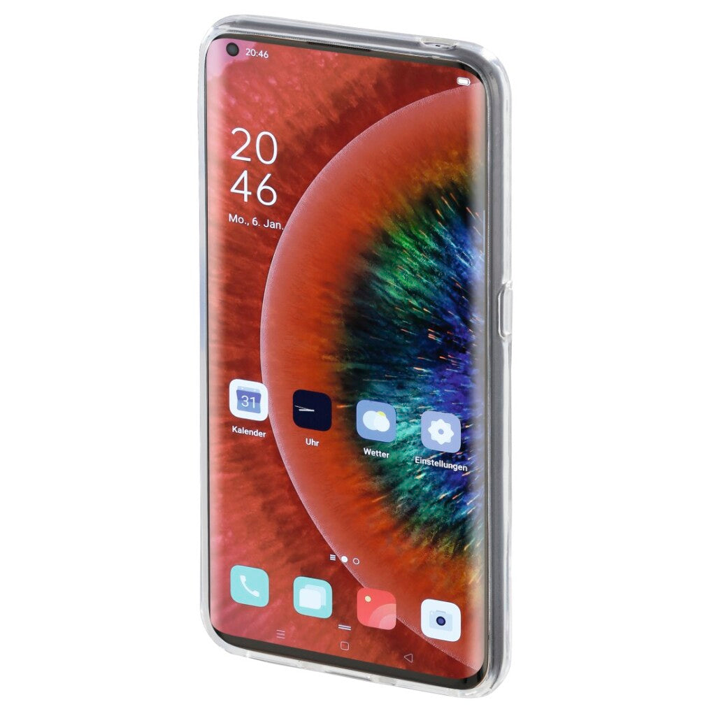 Hama Schutzhülle kristallklar für Oppo Find X2 Pro, transparent