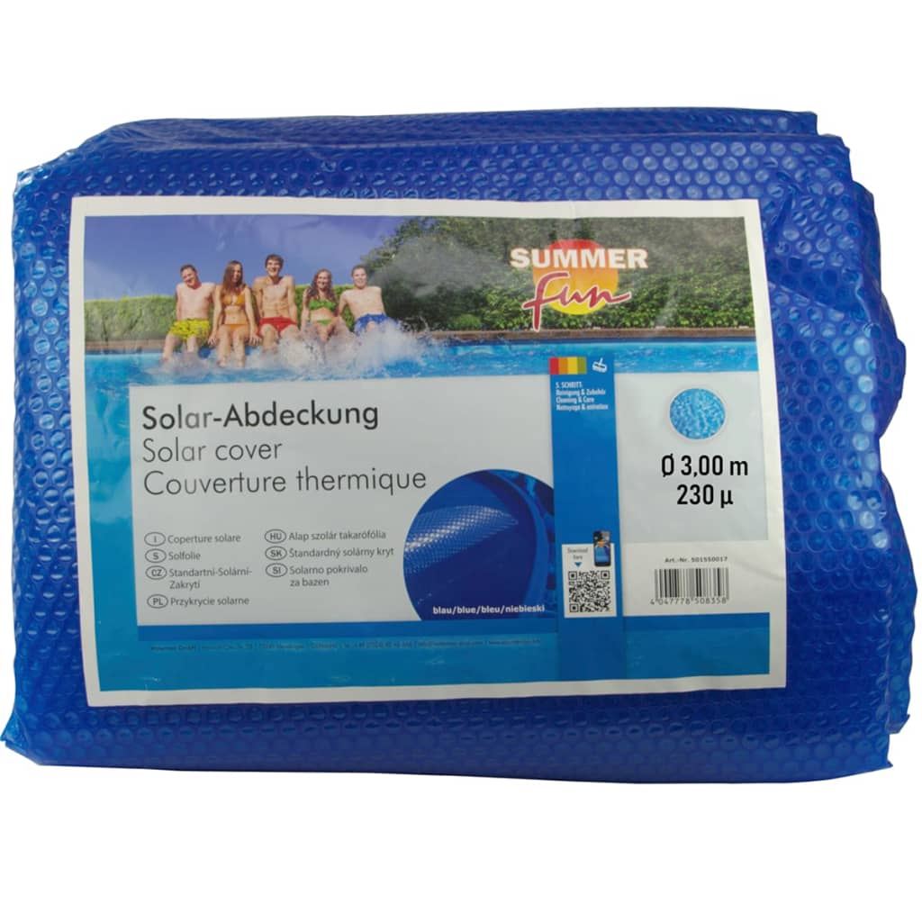 Sommer-Spa-Sommer-Spa-Sommer-Schwimmbadabdeckung Solar um 300 cm pe blau