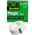 Quantore plakband scotch magic 810 transparant 19 mm x 33 m