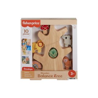 Fisher-price houten balansboom - stapelspeelgoed