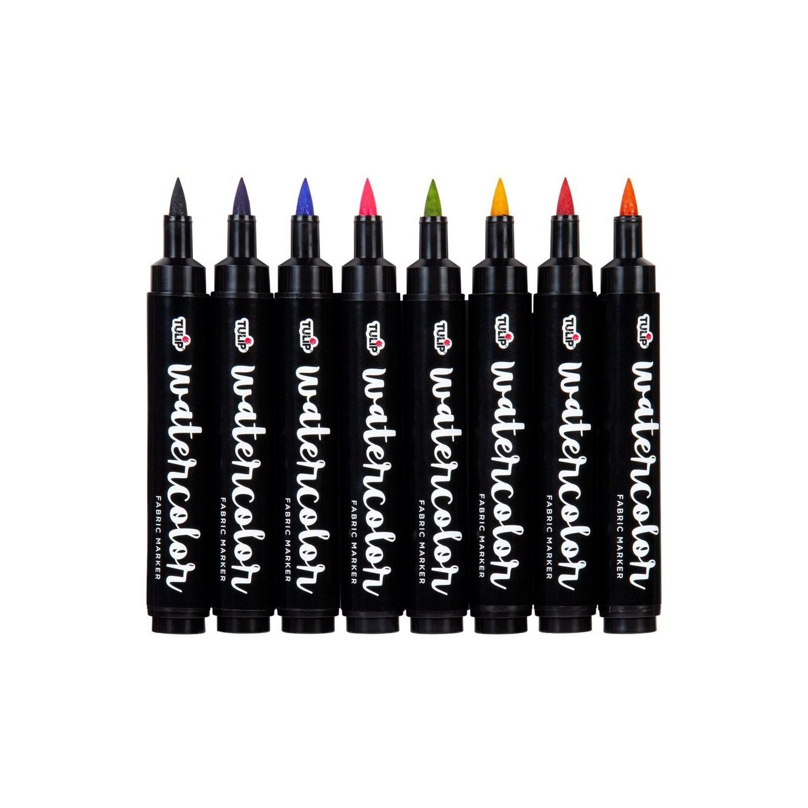 Tulip • textielstiften aquarel rainbow 8st.