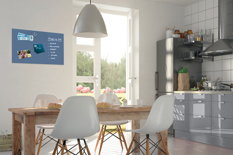 Sigel si-b1207 Glasmagnettafel be!board puderblau 600x400x9mm inkl. 2 Magnete