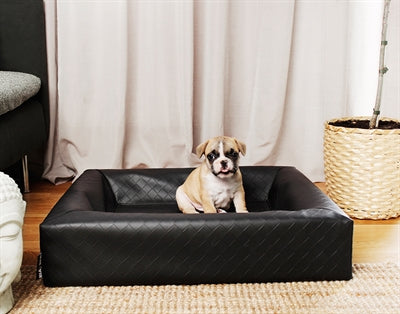 BIA -Bett Dog Basket Original quadratisch schwarz
