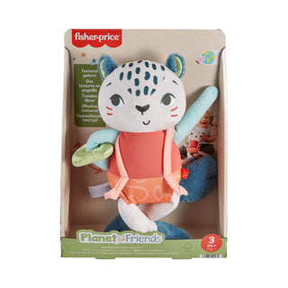 Fisher-price fisher price planet friends - sneeuwluipaard - knuffelpop