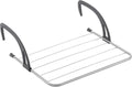 Metaltex tomado - droogrek favonio voor radiator, deur, balustrade of balkon - 3 meter drooglengte - zilvergrijs